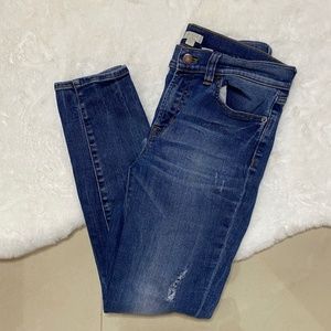 JCrew blue ankle Jeans